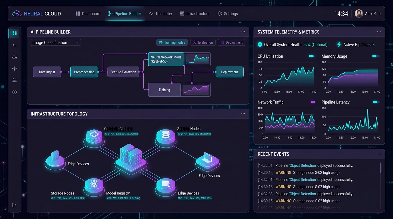 Neural Cloud Pipeline
